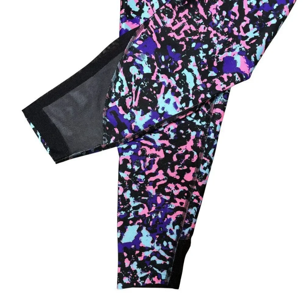 Under Armour Splatter Print Legging Girls Size YXL NEW